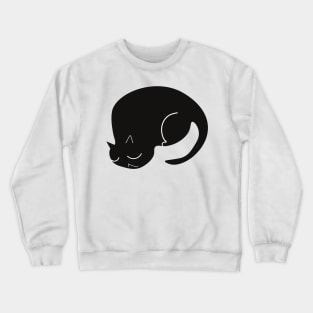 black cat Crewneck Sweatshirt